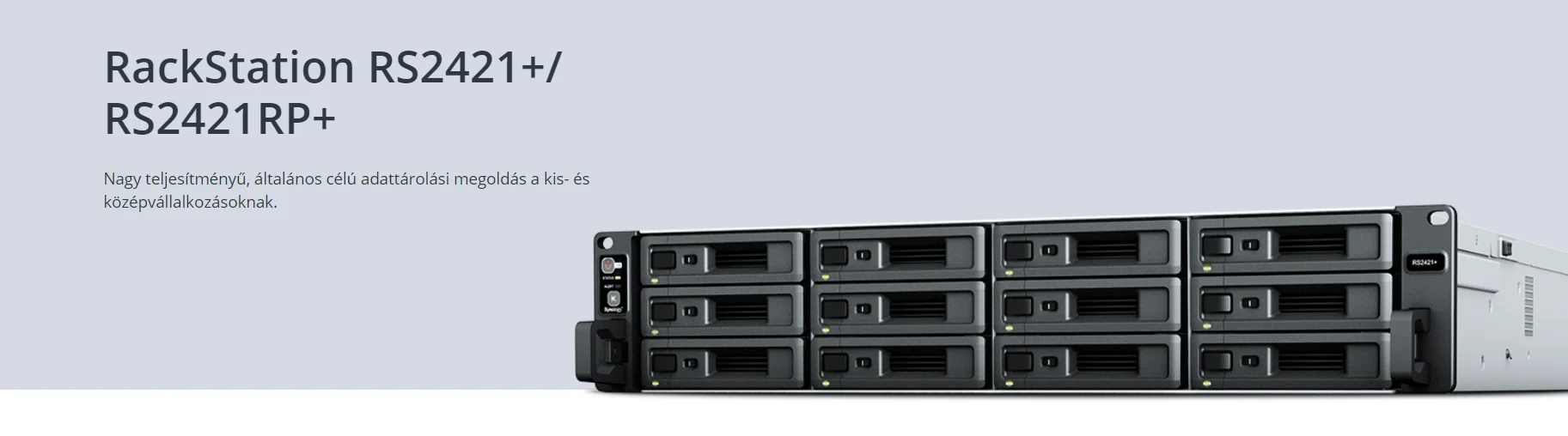 A SYNOLOGY BEMUTATTA AZ ÚJ, 12-LEMEZES RACKSTATION RS2421+ ÉS RS2421RP+ KÉSZÜLÉKEKET