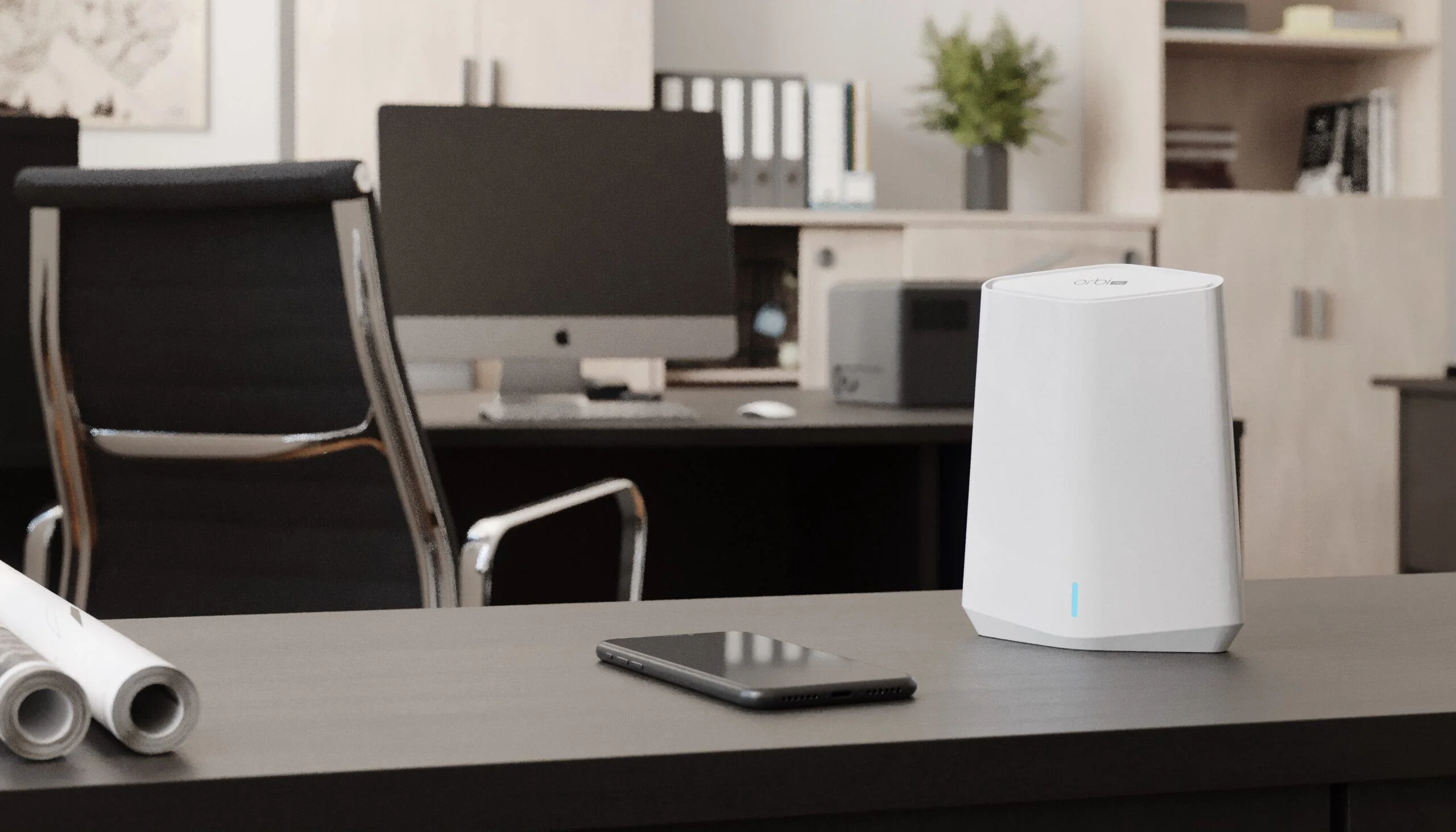 A NETGEAR BEMUTATTA AZ ORBI PRO WIFI 6 MINI MESH RENDSZERT